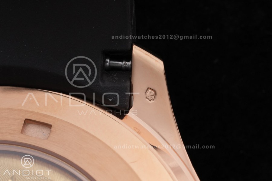 Aquanaut 5167R RG 3KF Best Edition Brown Dial on Brown Rubber Strap A330 Super Clone V3