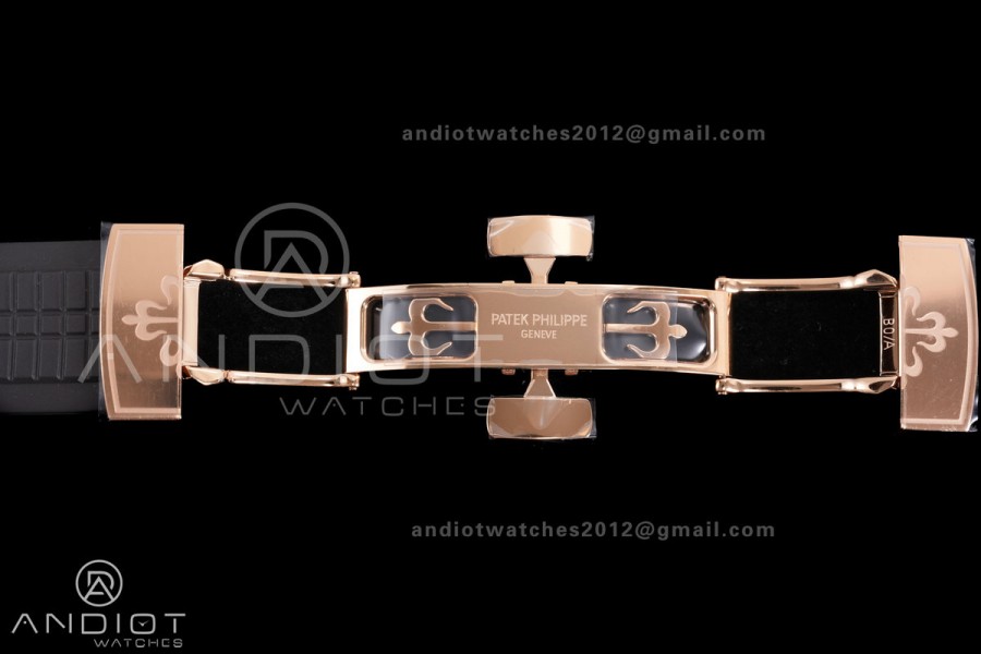 Aquanaut 5167R RG 3KF Best Edition Brown Dial on Brown Rubber Strap A330 Super Clone V3