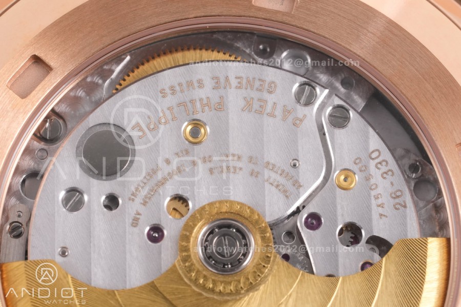 Aquanaut 5167R RG 3KF Best Edition Brown Dial on Brown Rubber Strap A330 Super Clone V3