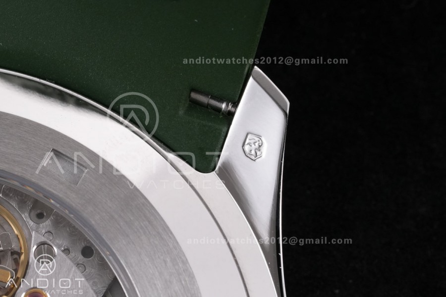 Aquanaut 5168G 42mm SS 3KF 1:1 Best Edition Green Dial on Green Rubber Strap A330 Super Clone V3