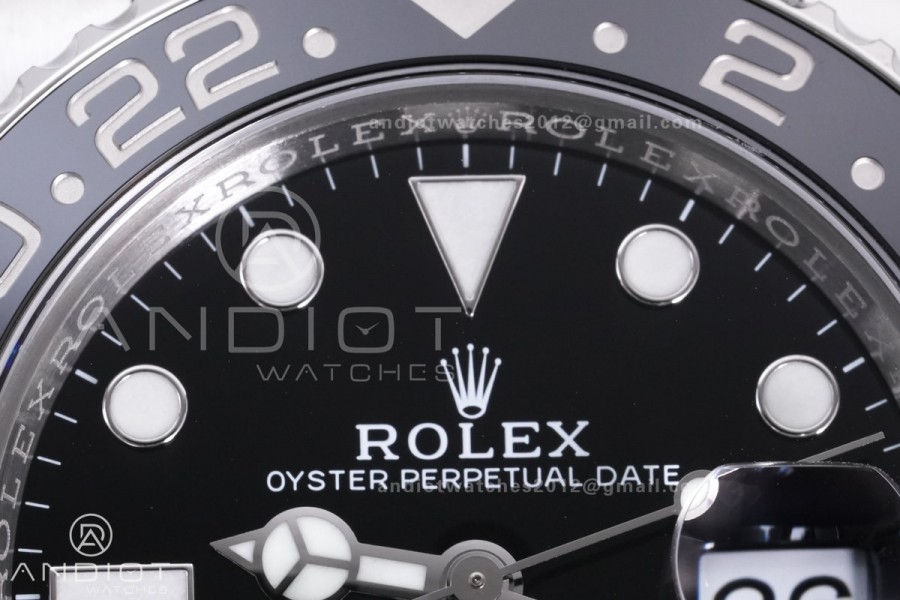 GMT-Master II 126710 GRNR Black/Gray Ceramic VSF Best Edition Bruce Wayne on Jubilee Bracelet DD3285 V3