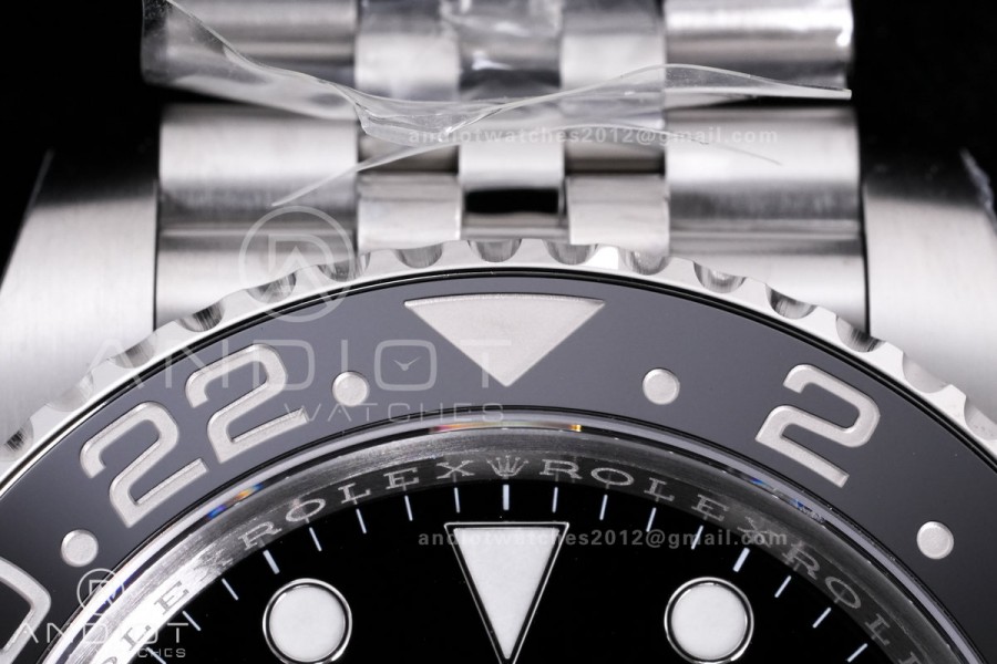 GMT-Master II 126710 GRNR Black/Gray Ceramic VSF Best Edition Bruce Wayne on Jubilee Bracelet DD3285 V3