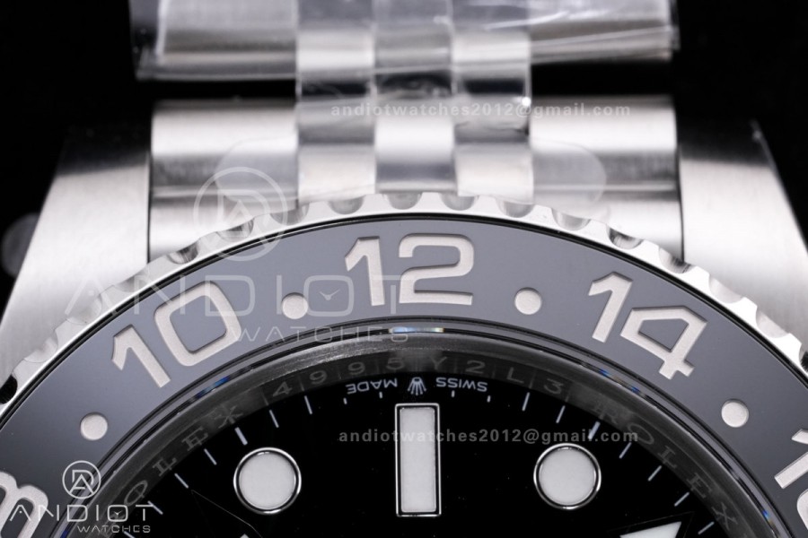 GMT-Master II 126710 GRNR Black/Gray Ceramic VSF Best Edition Bruce Wayne on Jubilee Bracelet DD3285 V3