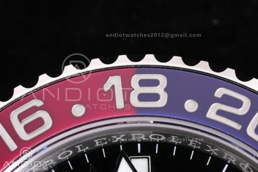 GMT-Master II 126710 BLRO Blue/Red Ceramic VSF Best Edition Pepsi on Oyster Bracelet DD3285 V3