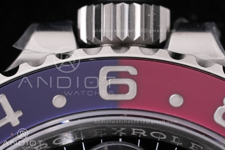 GMT-Master II 126710 BLRO Blue/Red Ceramic VSF Best Edition Pepsi on Oyster Bracelet DD3285 V3