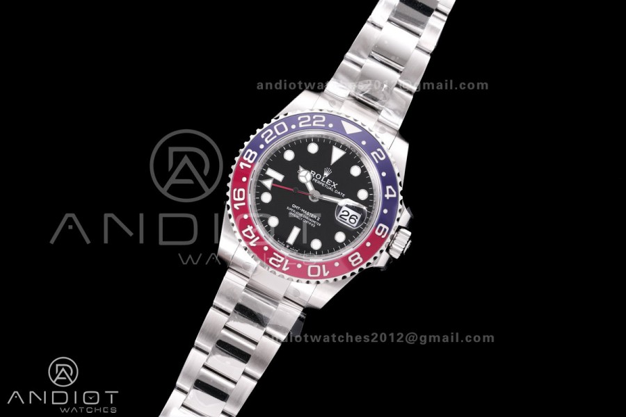 GMT-Master II 126710 BLRO Blue/Red Ceramic VSF Best Edition Pepsi on Oyster Bracelet DD3285 V3