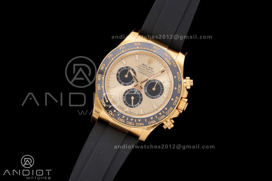 Daytona 126518 VSF 1:1 Best Edition YG/Black Dial on Oysterflex Strap DD4801