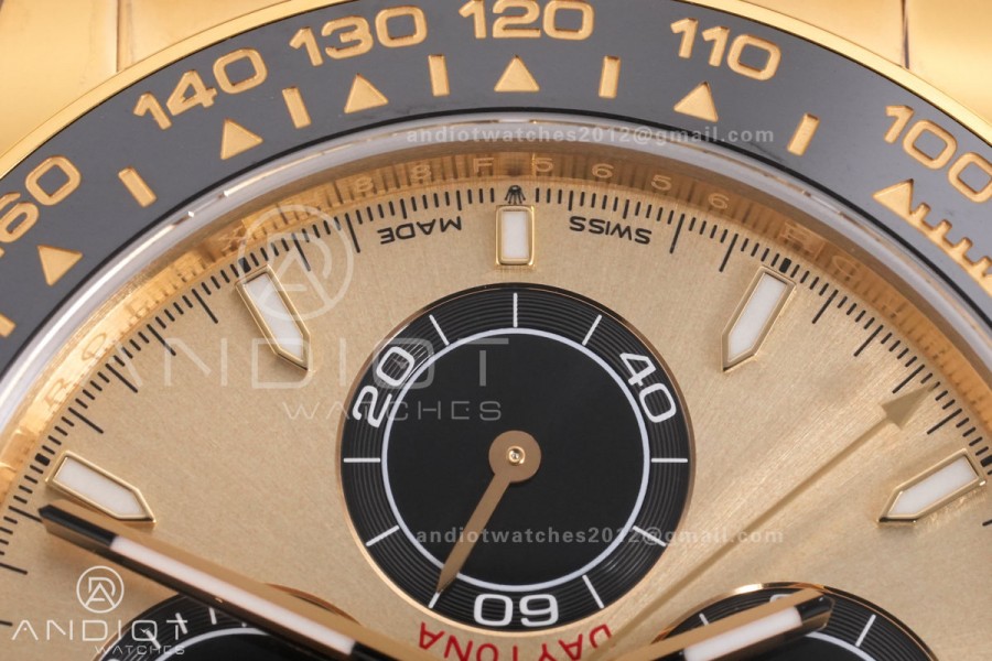 Daytona 126518 VSF 1:1 Best Edition YG/Black Dial on Oysterflex Strap DD4801