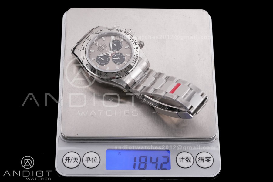 Daytona 116509 Gain Weight V3 VSF 1:1 Best Edition Gray Dial Silver Sub-dial On Oyster Bracelet DD4130