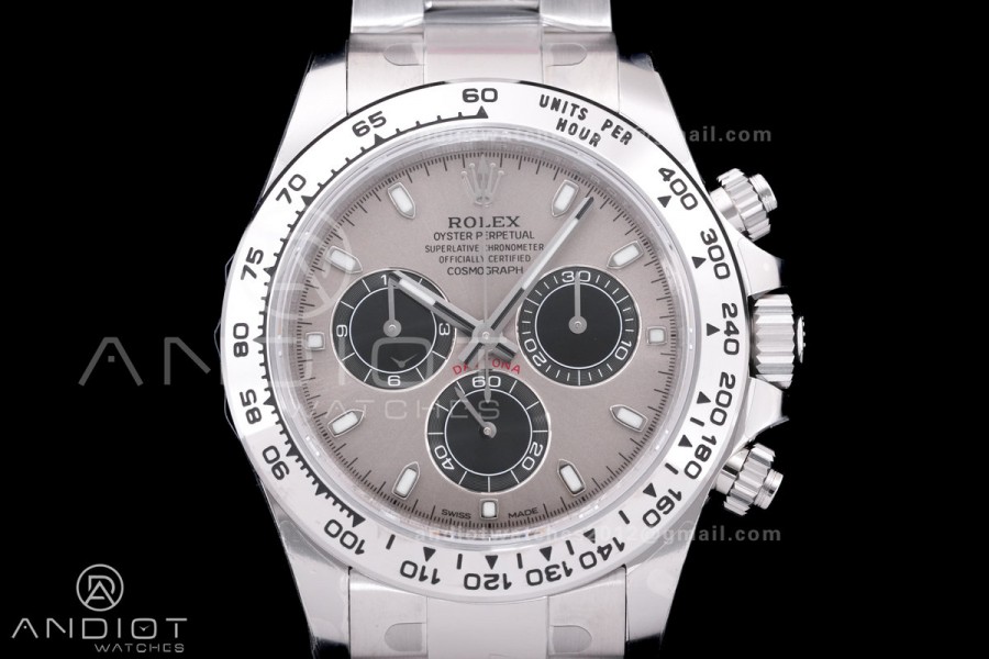 Daytona 116509 Gain Weight V3 VSF 1:1 Best Edition Gray Dial Silver Sub-dial On Oyster Bracelet DD4130