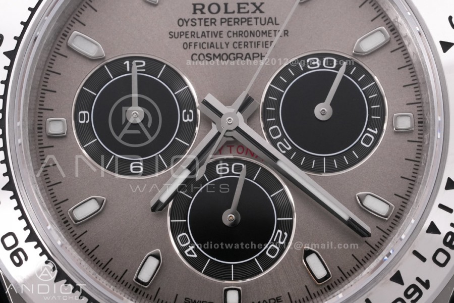 Daytona 116509 Gain Weight V3 VSF 1:1 Best Edition Gray Dial Silver Sub-dial On Oyster Bracelet DD4130