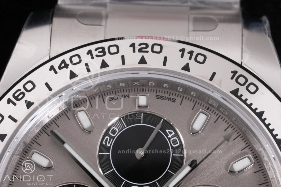 Daytona 116509 Gain Weight V3 VSF 1:1 Best Edition Gray Dial Silver Sub-dial On Oyster Bracelet DD4130