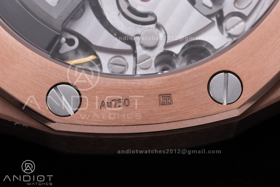 Royal Oak Offshore 43mm 26420RO RG APSF 1:1 Best Edition Black Dial On Black Rubber Strap SA4401 Super Clone