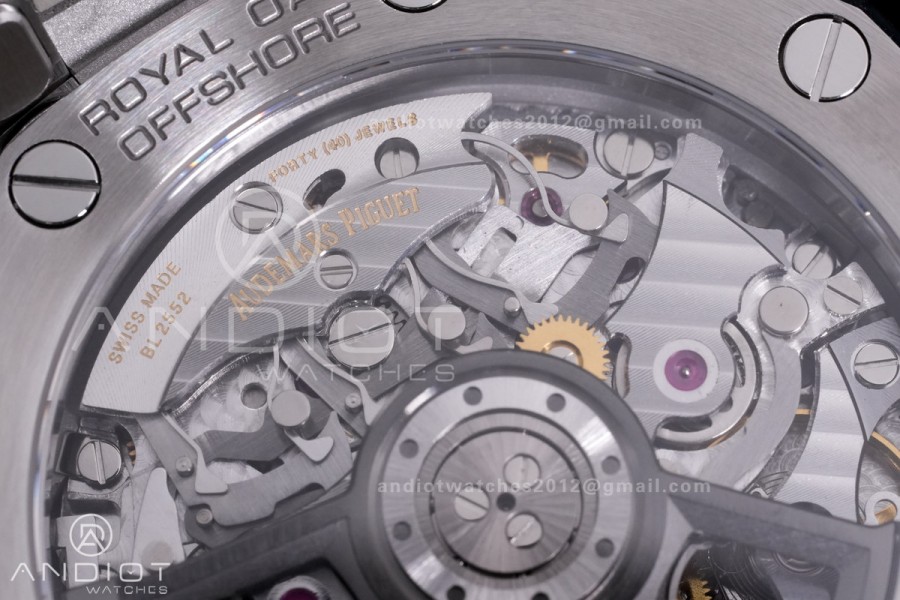 Royal Oak Offshore 43mm 26420SO OO APSF 1:1 Best Edition Brown Dial On Brown Rubber Strap SA4401 Super Clone