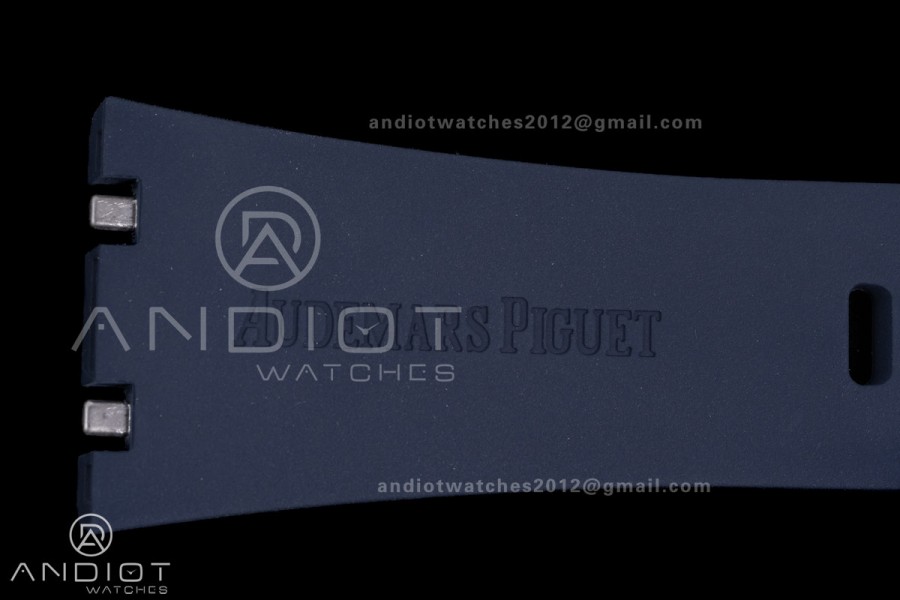 Royal Oak Offshore 43mm 26420TI SS APSF 1:1 Best Edition Blue Dial On Blue Rubber Strap SA4401