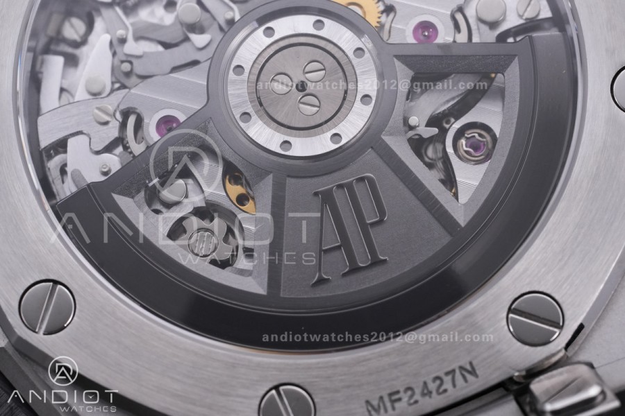 Royal Oak Offshore 43mm 26420SO SS APSF 1:1 Best Edition Black Dial On Black Rubber Strap SA4401 Super Clone