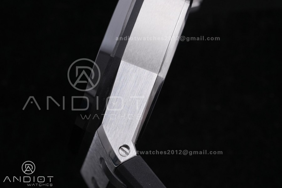 Royal Oak Offshore 43mm 26420SO SS APSF 1:1 Best Edition Black Dial On Black Rubber Strap SA4401 Super Clone