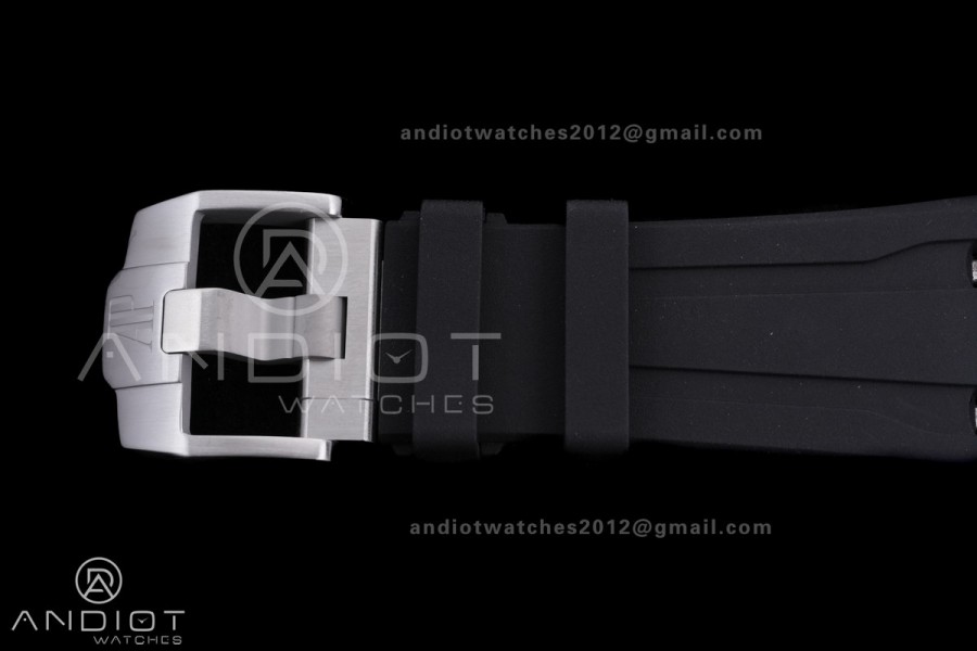 Royal Oak Offshore 43mm 26420SO SS APSF 1:1 Best Edition Black Dial On Black Rubber Strap SA4401 Super Clone