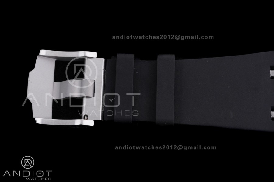 Royal Oak Offshore 43mm 26420SO SS APSF 1:1 Best Edition Black Dial On Black Rubber Strap SA4401 Super Clone