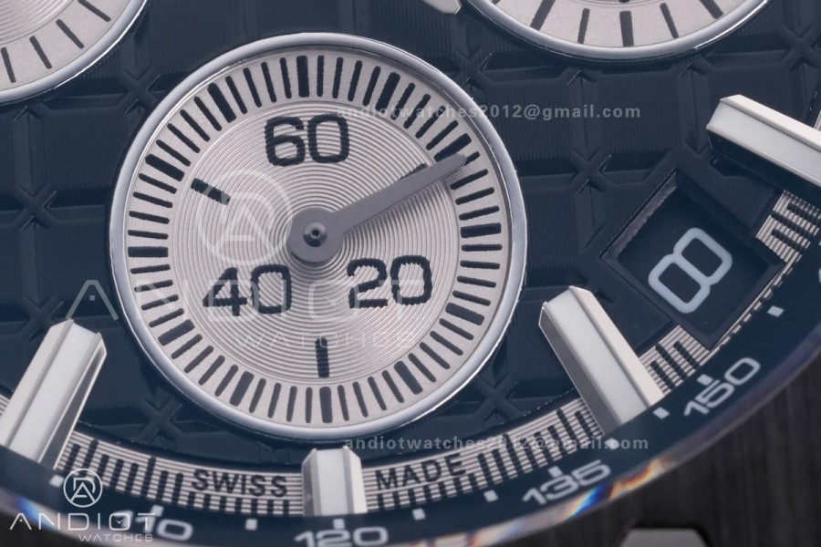 Royal Oak Offshore 43mm 26420SO SS APSF 1:1 Best Edition Black Dial On Black Rubber Strap SA4401 Super Clone