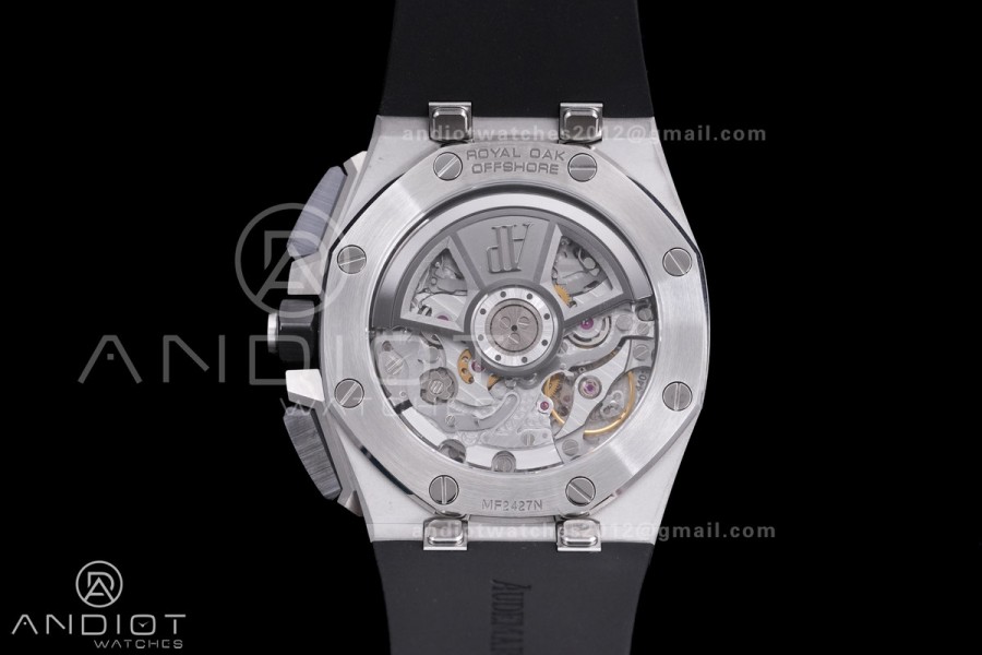 Royal Oak Offshore 43mm 26420SO SS APSF 1:1 Best Edition Black Dial On Black Rubber Strap SA4401 Super Clone