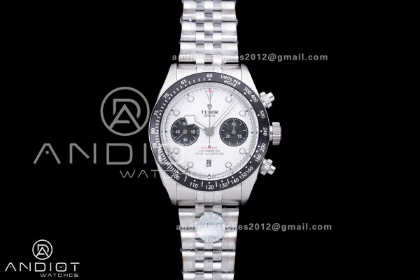 Black Bay Chrono SS BLSF 1:1 Best Edition White/Bl...