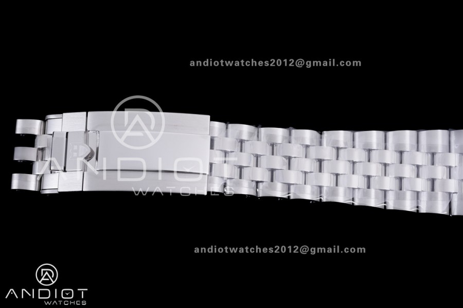 Black Bay Chrono SS BLSF 1:1 Best Edition White/Black Dial on Jubilee Strap A7750
