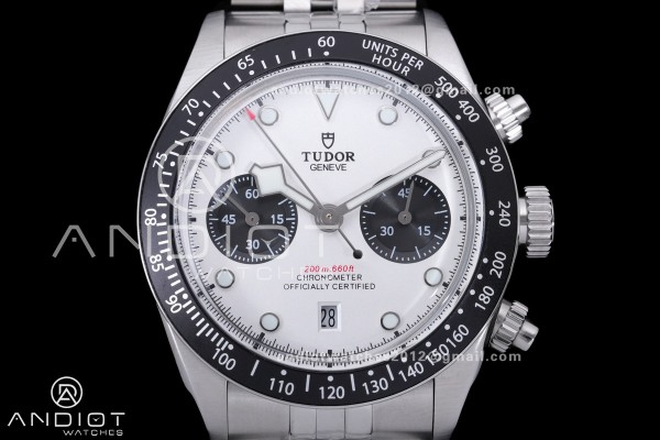 Black Bay Chrono SS BLSF 1:1 Best Edition White/Bl...