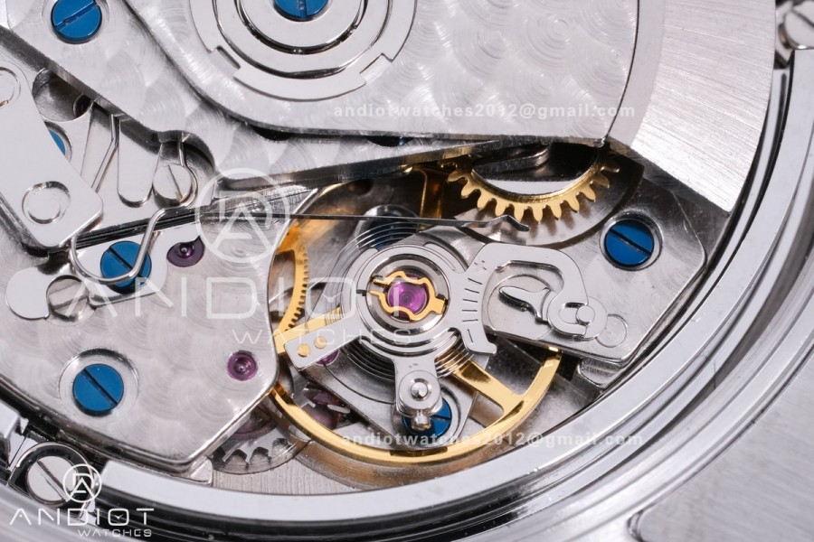 Black Bay Chrono SS BLSF 1:1 Best Edition Blue/White Dial on Jubilee Strap A7750