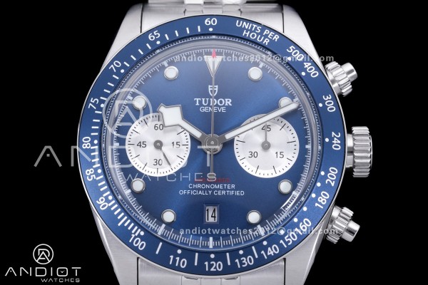 Black Bay Chrono SS BLSF 1:1 Best Edition Blue/Whi...