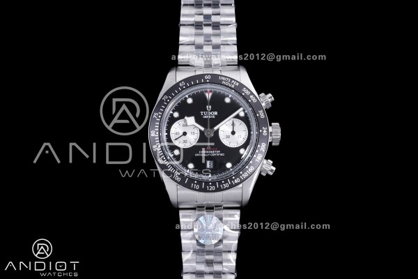 Black Bay Chrono SS BLSF 1:1 Best Edition Black/Wh...