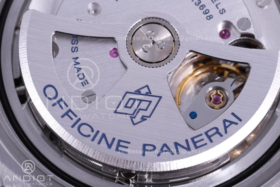 PAM1157 Luminor Marina eSteel VSF 1:1 Best Edition on Blue Nylon Strap P.9010