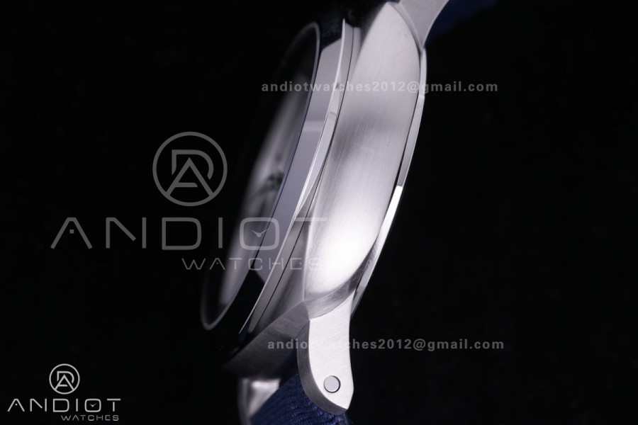 PAM1157 Luminor Marina eSteel VSF 1:1 Best Edition on Blue Nylon Strap P.9010