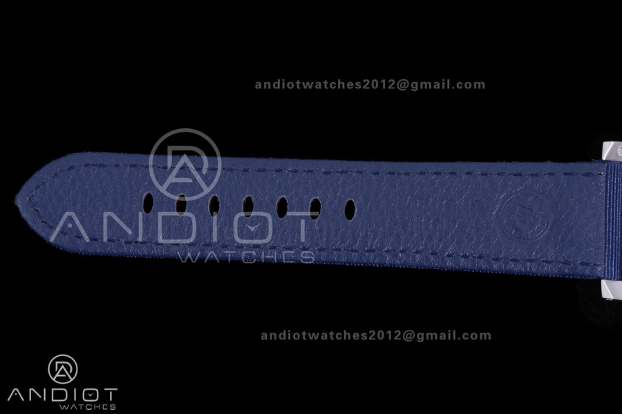PAM1157 Luminor Marina eSteel VSF 1:1 Best Edition on Blue Nylon Strap P.9010
