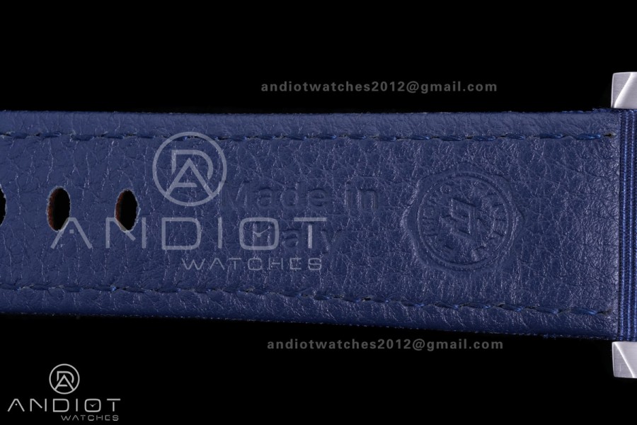 PAM1157 Luminor Marina eSteel VSF 1:1 Best Edition on Blue Nylon Strap P.9010