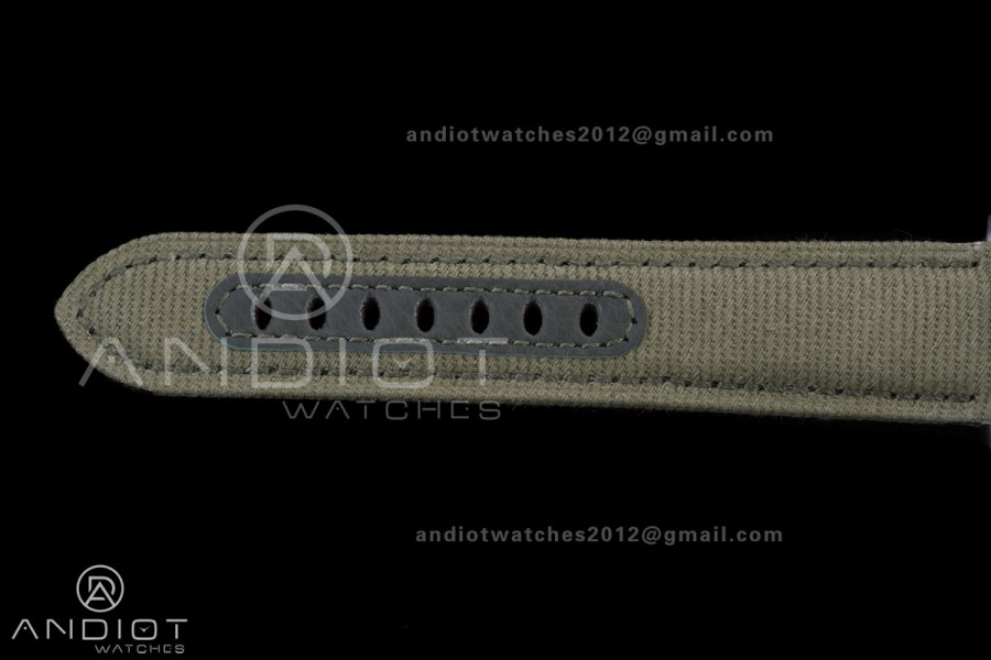 PAM1356 Luminor Marina eSteel VSF 1:1 Best Edition on Green Nylon Strap P.9010