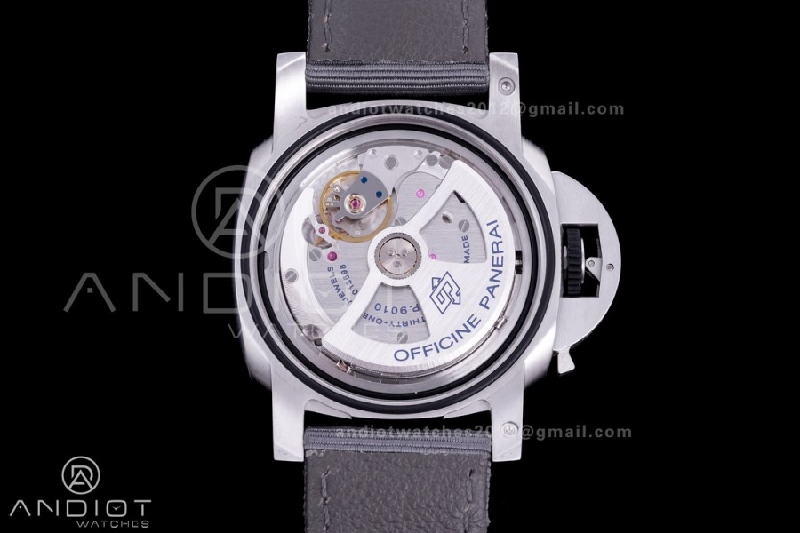 PAM1358 Luminor Marina eSteel VSF 1:1 Best Edition on Gray Nylon Strap P.9010