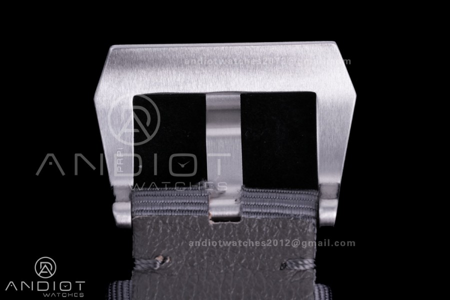 PAM1358 Luminor Marina eSteel VSF 1:1 Best Edition on Gray Nylon Strap P.9010