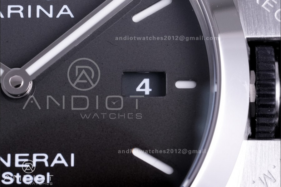 PAM1358 Luminor Marina eSteel VSF 1:1 Best Edition on Gray Nylon Strap P.9010