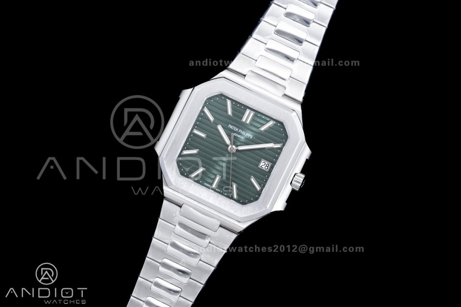 Cubitus 5821 SS PPF Best Edition Green Dial on SS Bracelet A330