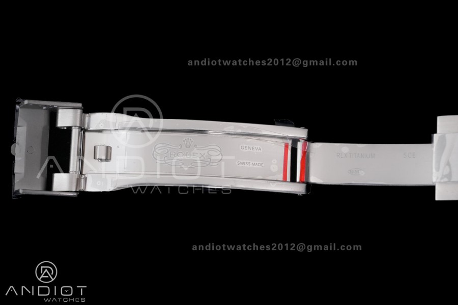 Yacht-Master 226627 Titanium QF 1:1 Best Edition Black Dial On Titanium Bracelet SH3235