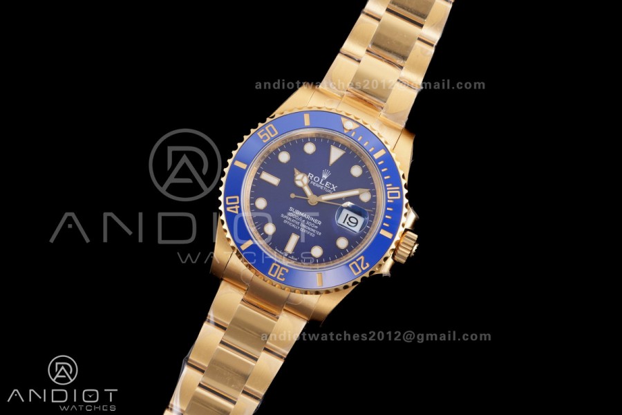 Submariner 126618 LB YG Blue Ceramic 904L Steel VSF 1:1 Best Edition VS3235