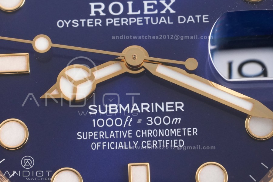 Submariner 126618 LB YG Blue Ceramic 904L Steel VSF 1:1 Best Edition VS3235