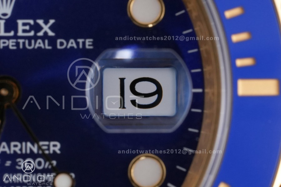 Submariner 126618 LB YG Blue Ceramic 904L Steel VSF 1:1 Best Edition VS3235