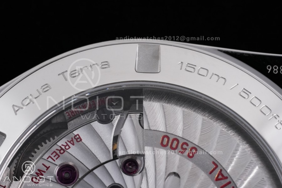 Aqua Terra 150M SS VSF 1:1 Best Edition White Dial on SS Bracelet A8500 Super Clone