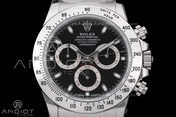 Daytona 116520 VSF 1:1 Best Edition 904L SS Case a...