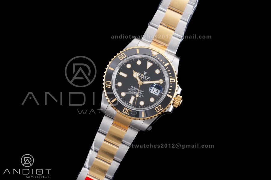 Submariner 126613 LN SS/YG Black Ceramic 904L Steel VSF 1:1 Best Edition VS3235