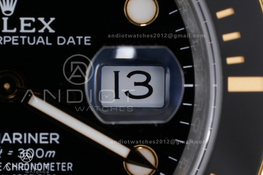 Submariner 126613 LN SS/YG Black Ceramic 904L Steel VSF 1:1 Best Edition VS3235