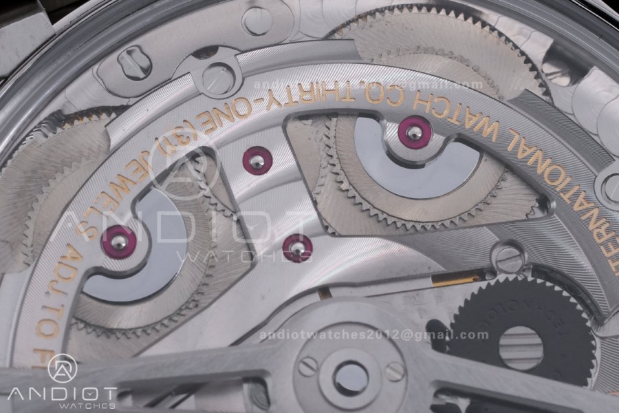 Portugieser Automatic 42mm SS APSF 1:1 Best Edition Ice Blue Dial on SS Bracelet A52010