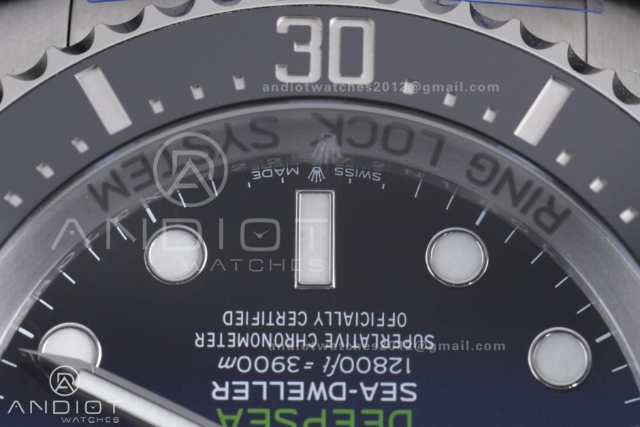 Sea-Dweller 126660 Deep Sea Blue C+F 1:1 Cameron Best Edition 904L SS Case and Bracelet VR3235